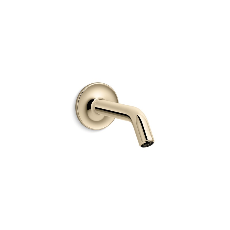 KOHLER K-933-AF Purist Shower Arm And Flange In Vibrant French Gold
