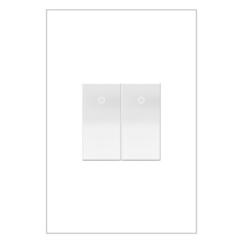 LEGRAND ASPD1531W4 ADORNE  Paddle Switch, Half-Size, White, with Microban