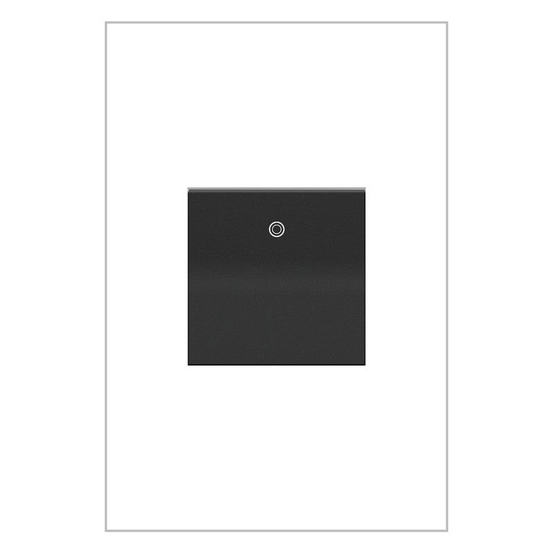 LEGRAND ASPD1532G4 ADORNE  15A Paddle Switch, Graphite, with Microban