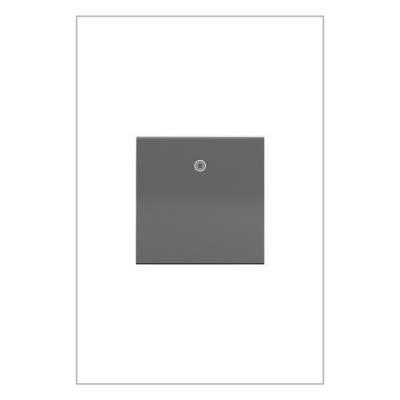 LEGRAND ASPD1532M4 ADORNE  15A Paddle Switch, Magnesium, with Microban