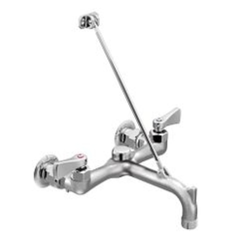 MOEN 8230 M-DURA  Two-Handle Service Sink Faucet In Rough Chrome