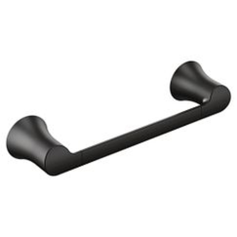 MOEN YB0286BL Doux  Hand Towel Bar In Matte Black