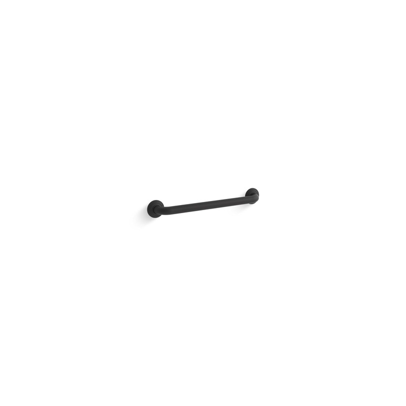 KOHLER K-10541-BL Traditional 18" Ada Compliant Grab Bar In Matte Black