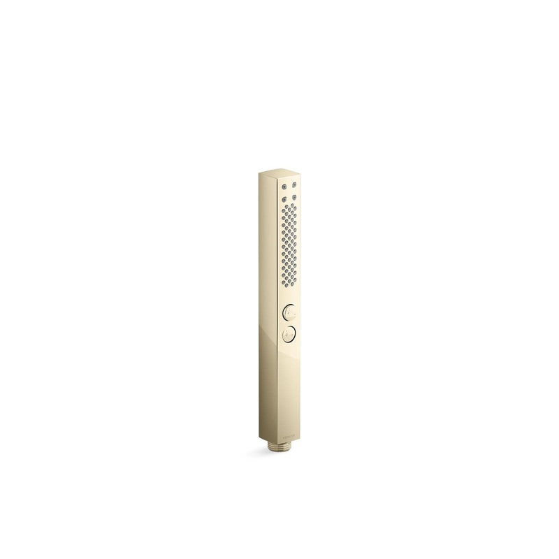 KOHLER K-21336-AF Shift+ Square Square Two-Function Handshower, 2.5 Gpm In Vibrant French Gold