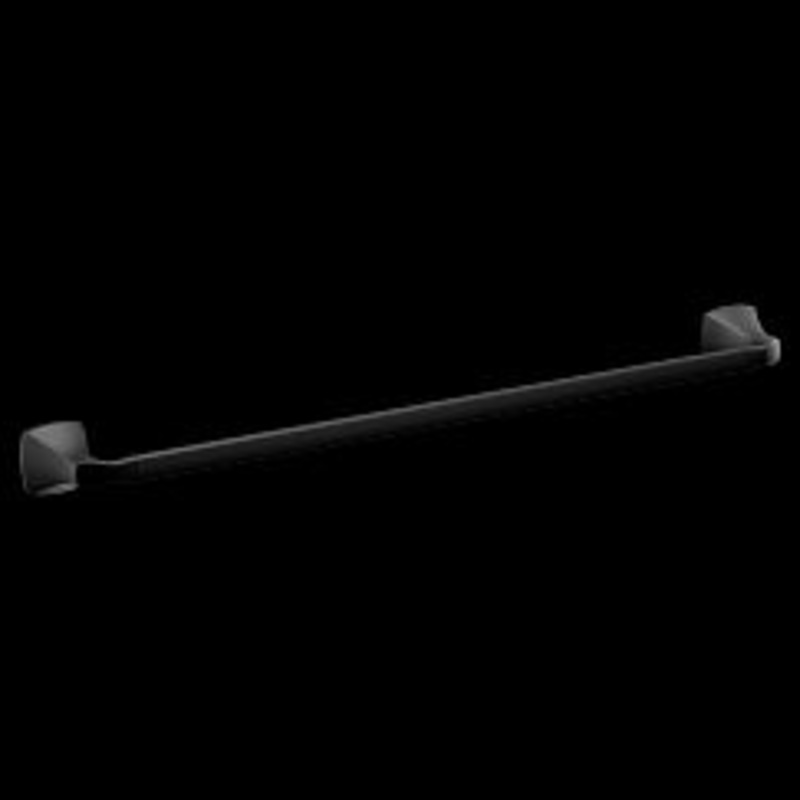 MOEN YB5124BL Voss  24" Towel Bar In Matte Black