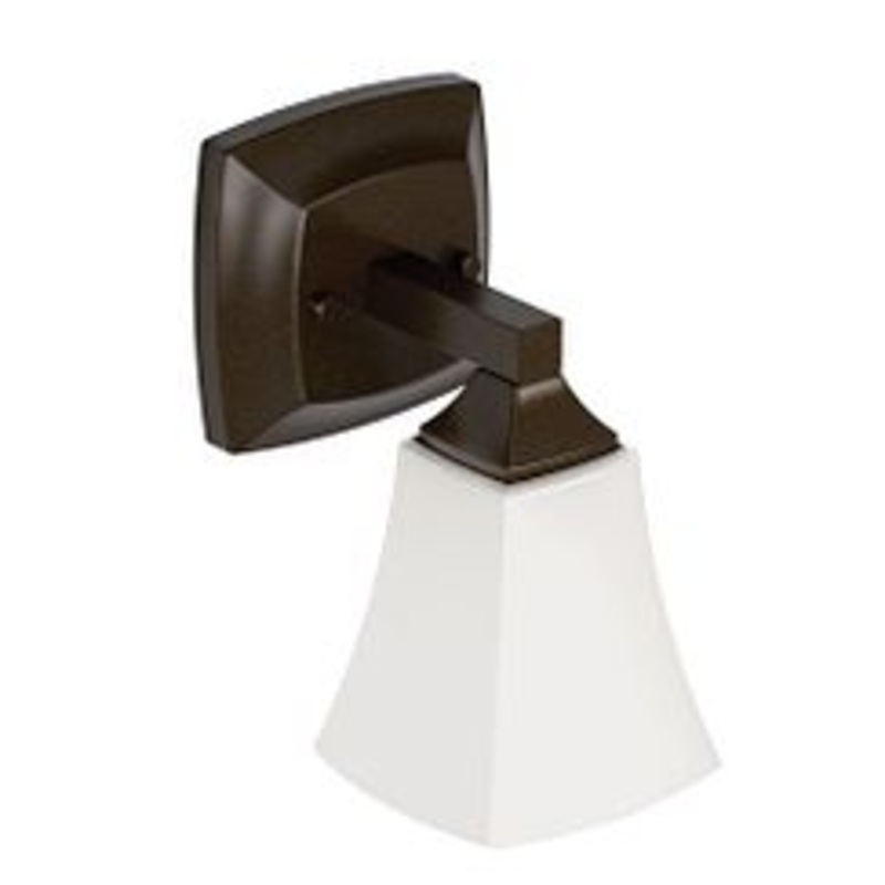 MOEN YB5161ORB Voss  One Globe Bath Light In Oil Rubbed Bronze