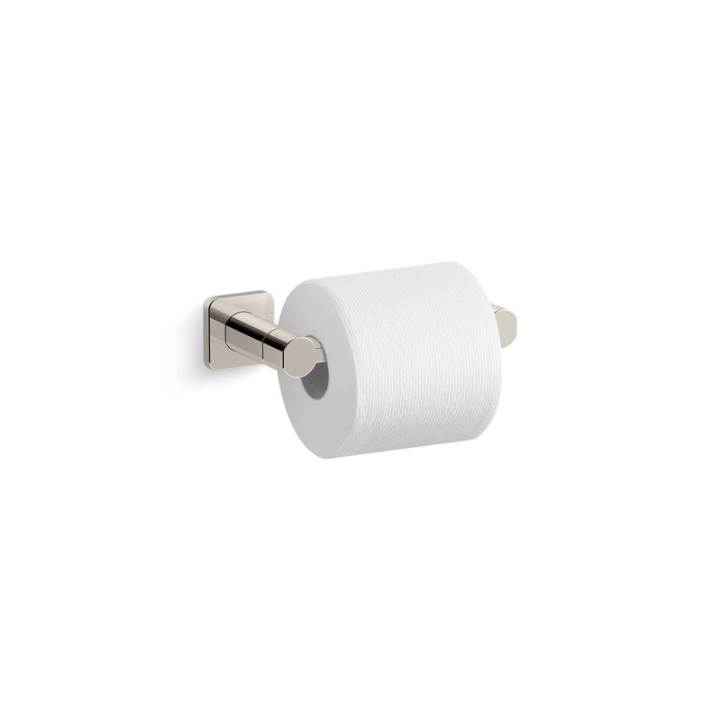 KOHLER K-23528-SN Parallel Pivoting Toilet Paper Holder In Vibrant Polished Nickel
