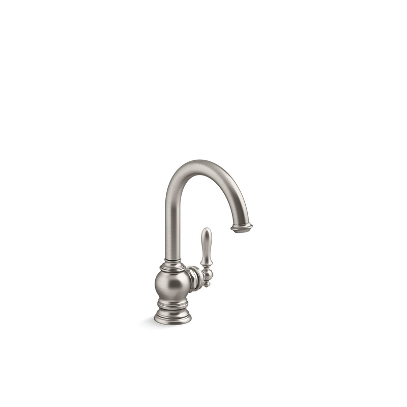KOHLER K-24074-VS Artifacts Beverage Faucet In Vibrant Stainless