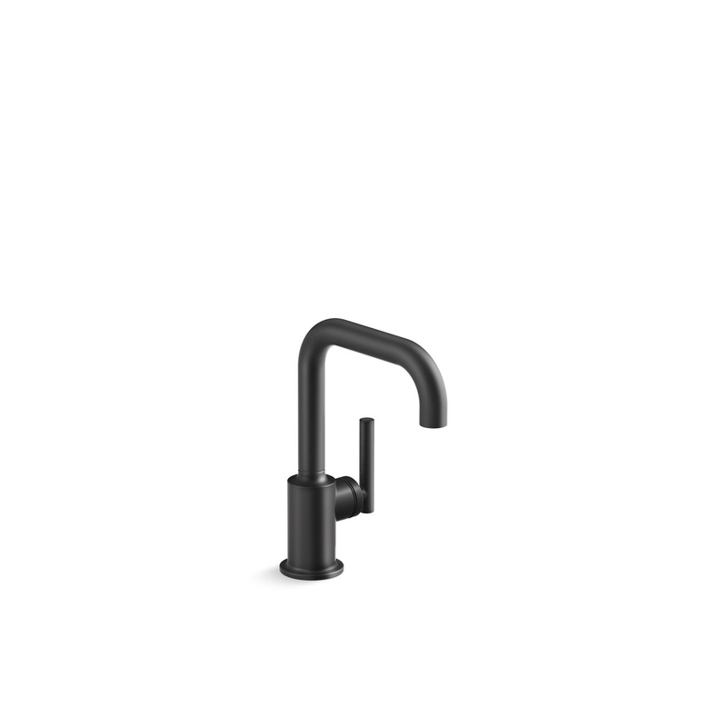 KOHLER K-24077-BL Purist Beverage Faucet In Matte Black