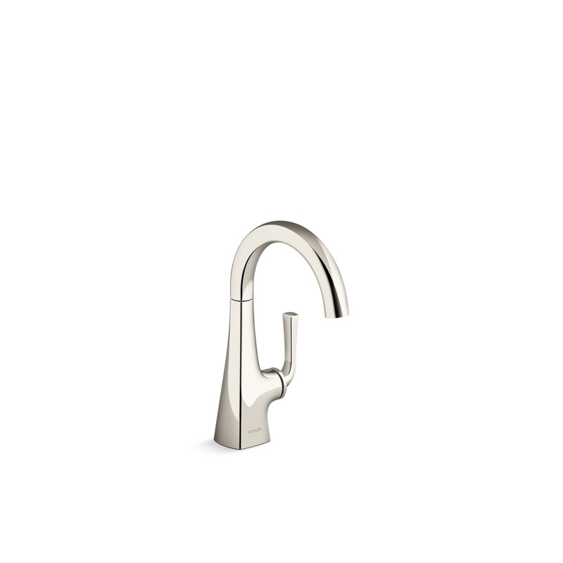 KOHLER K-24134-SN Graze Beverage Faucet In Vibrant Polished Nickel