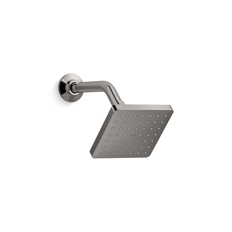 KOHLER K-24805-TT Parallel Single-Function Showerhead, 2.5 Gpm In Vibrant Titanium
