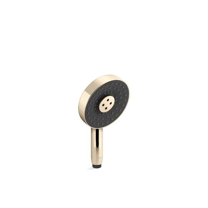 KOHLER K-26282-AF Statement Round Three-Function Handshower, 2.5 Gpm In Vibrant French Gold