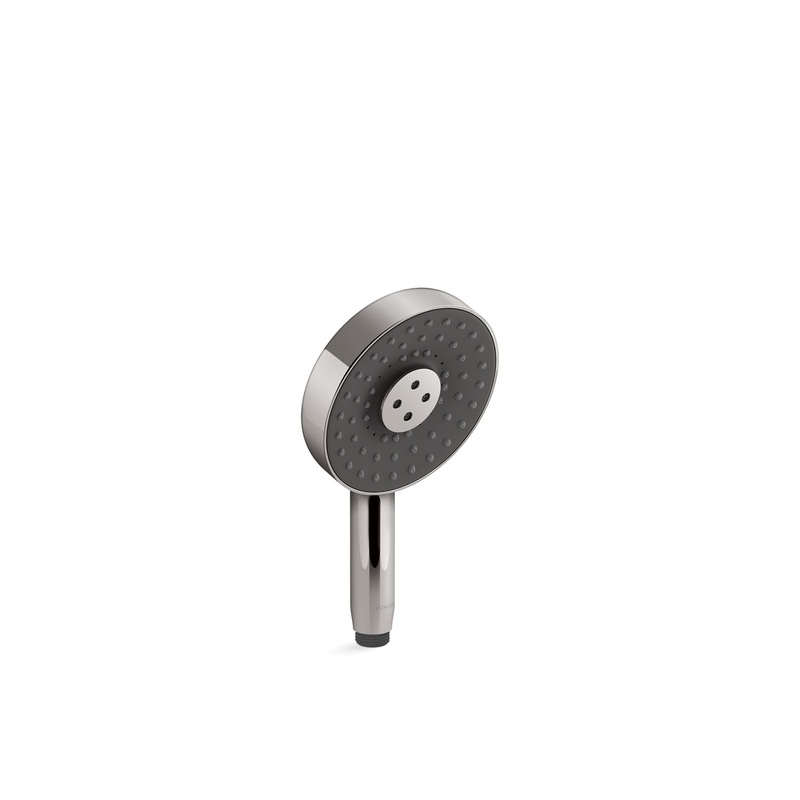KOHLER K-26282-TT Statement Round Three-Function Handshower, 2.5 Gpm In Vibrant Titanium