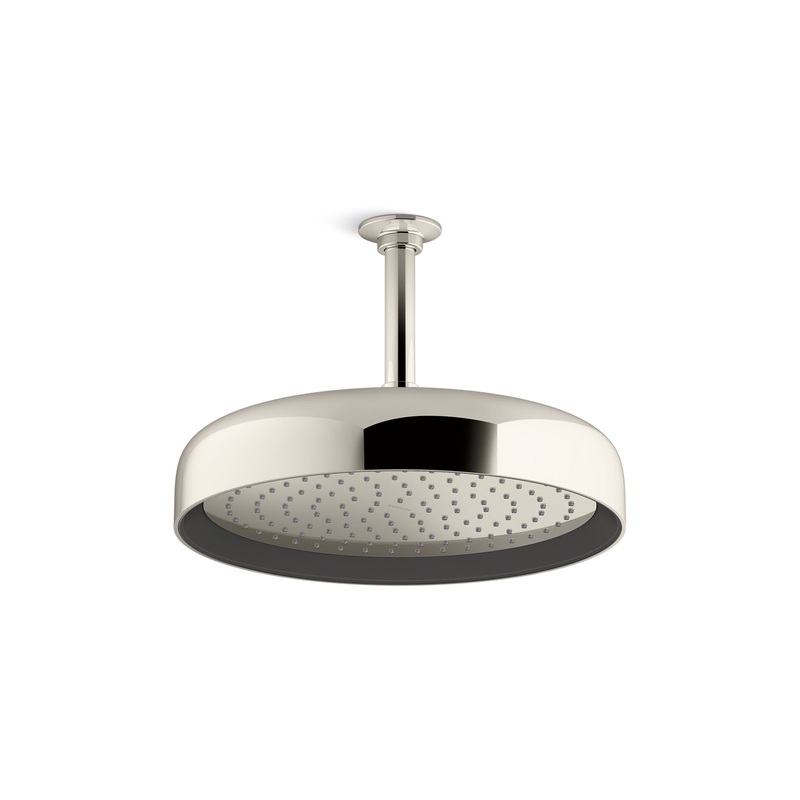 KOHLER K-26291-G-SN Statement Round 12" Single-Function Rainhead, 1.75 Gpm In Vibrant Polished Nickel