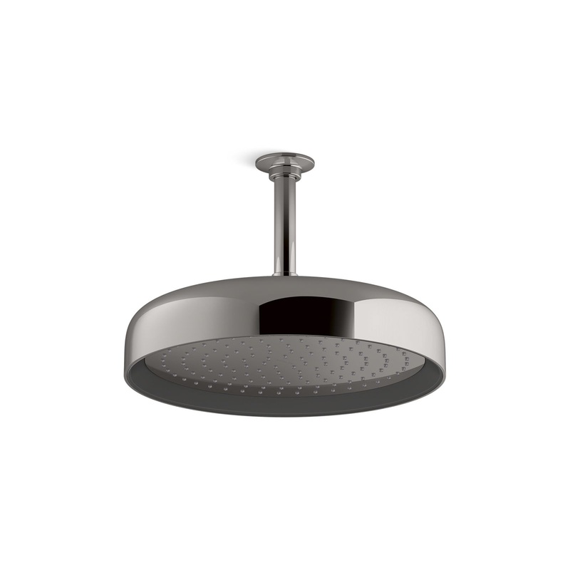 KOHLER K-26291-G-TT Statement Round 12" Single-Function Rainhead, 1.75 Gpm In Vibrant Titanium