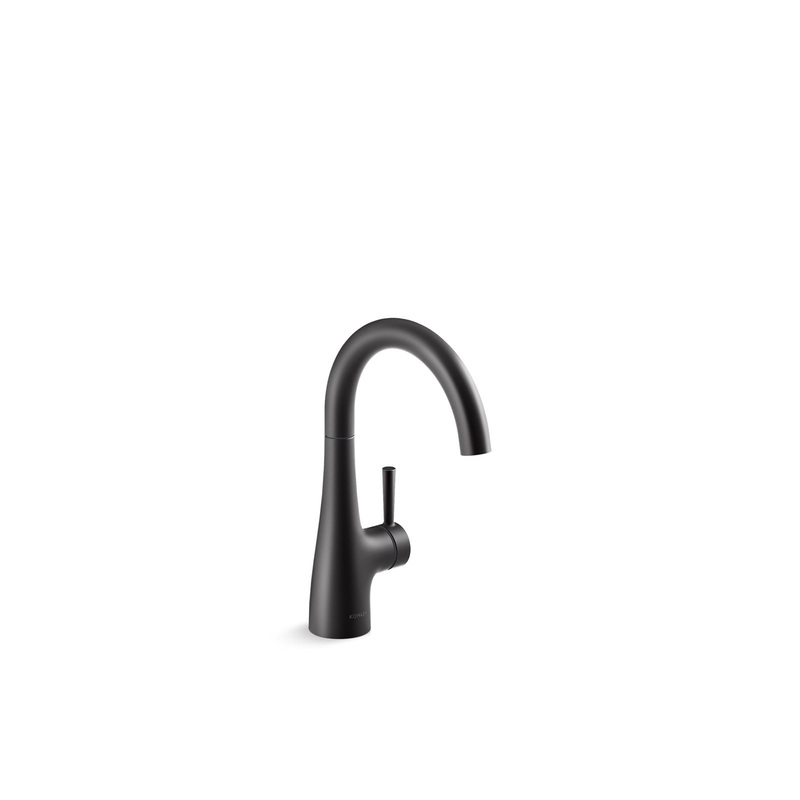 KOHLER K-26368-BL Transitional Beverage Faucet In Matte Black