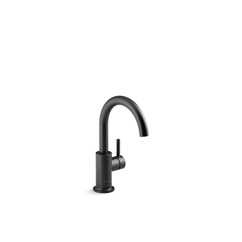KOHLER K-26369-BL Contemporary Beverage Faucet In Matte Black