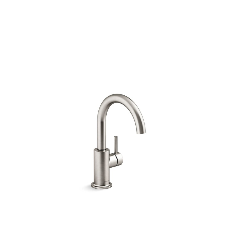 KOHLER K-26369-VS Contemporary Beverage Faucet In Vibrant Stainless