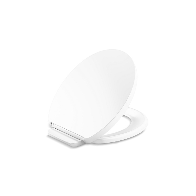 KOHLER K-26802-0 Impro Readylatch Quiet-Close Round-Front Toilet Seat In White