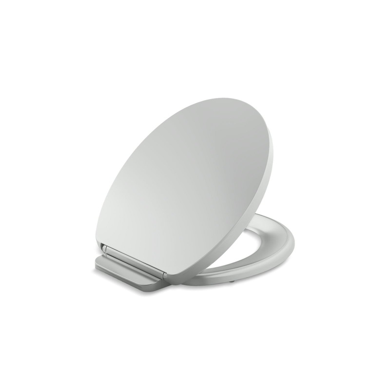 KOHLER K-26802-95 Impro Readylatch Quiet-Close Round-Front Toilet Seat In Ice Grey