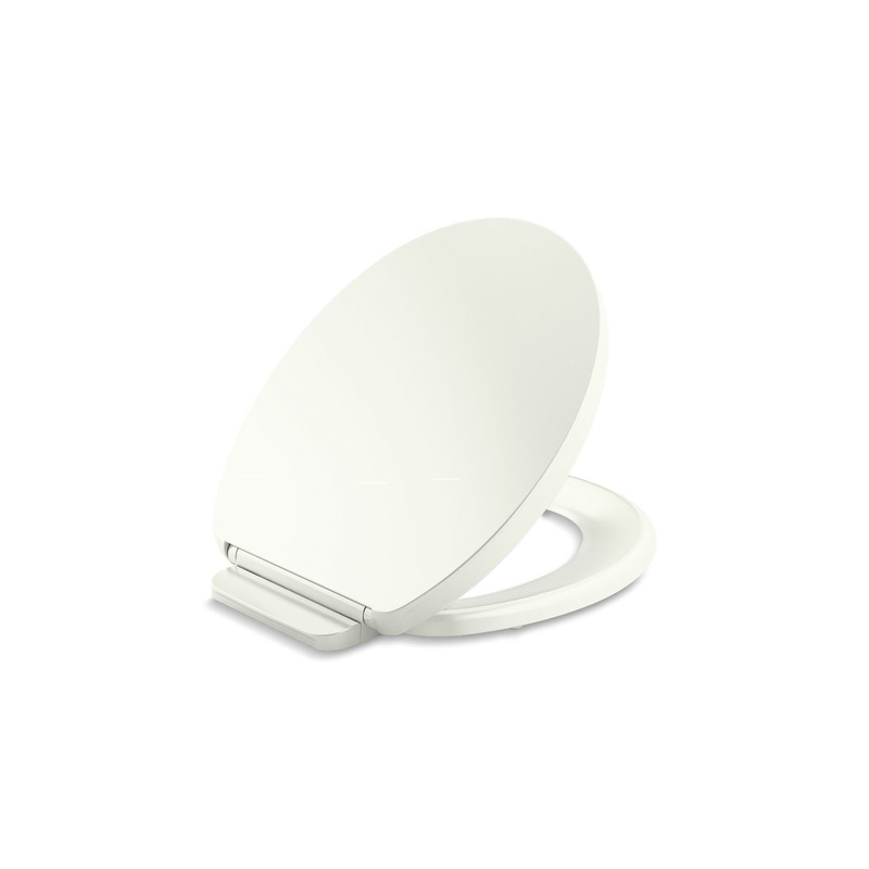 KOHLER K-26802-NY Impro Readylatch Quiet-Close Round-Front Toilet Seat In Dune