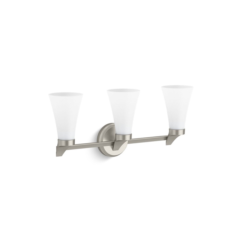 KOHLER K-26848-SC03-BNL Simplice Three-Light Sconce In Brushed Nickel
