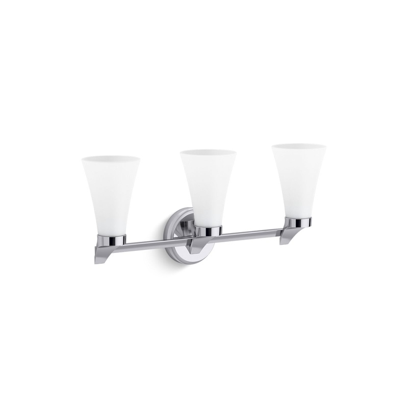 KOHLER K-26848-SC03-CPL Simplice Three-Light Sconce In Polished Chrome