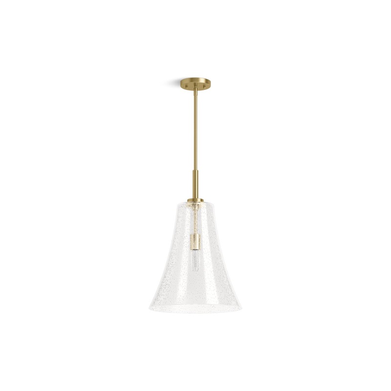 KOHLER K-26851-PE01-2GL Simplice 14" Pendant In Brushed Moderne Brass