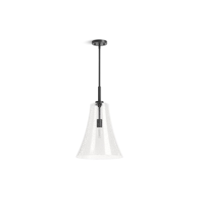 KOHLER K-26851-PE01-BLL Simplice 14" Pendant In Matte Black
