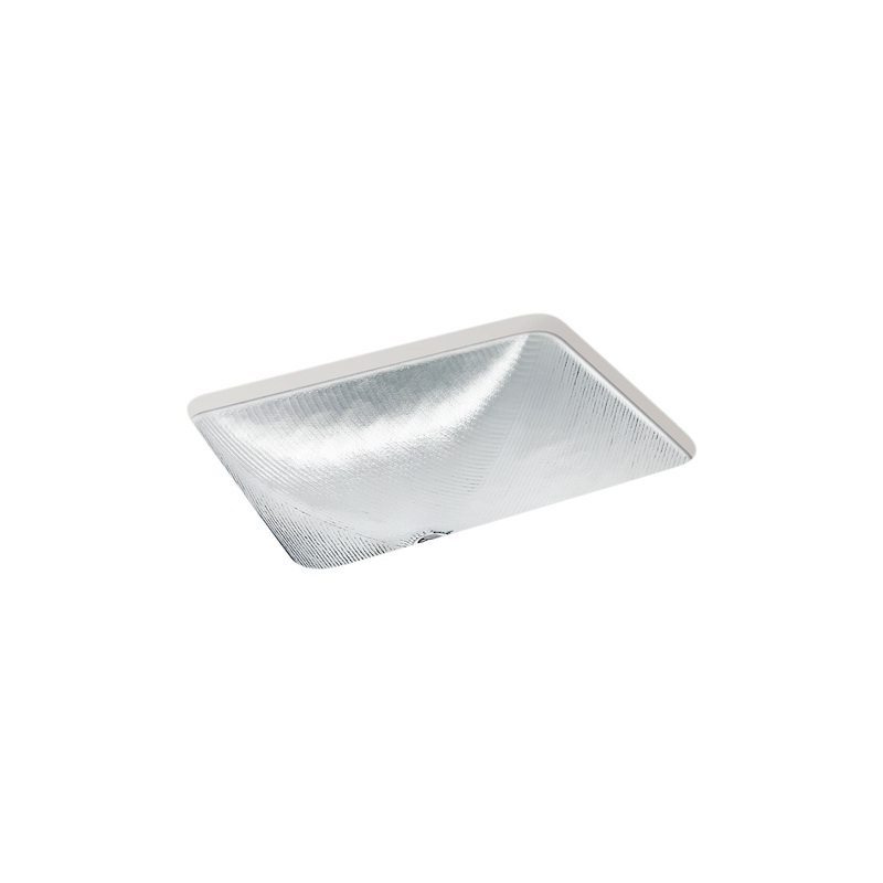 KOHLER K-28823-B11 Yepsen 20" Rectangular Undermount Bathroom Sink, No Overflow In Ice