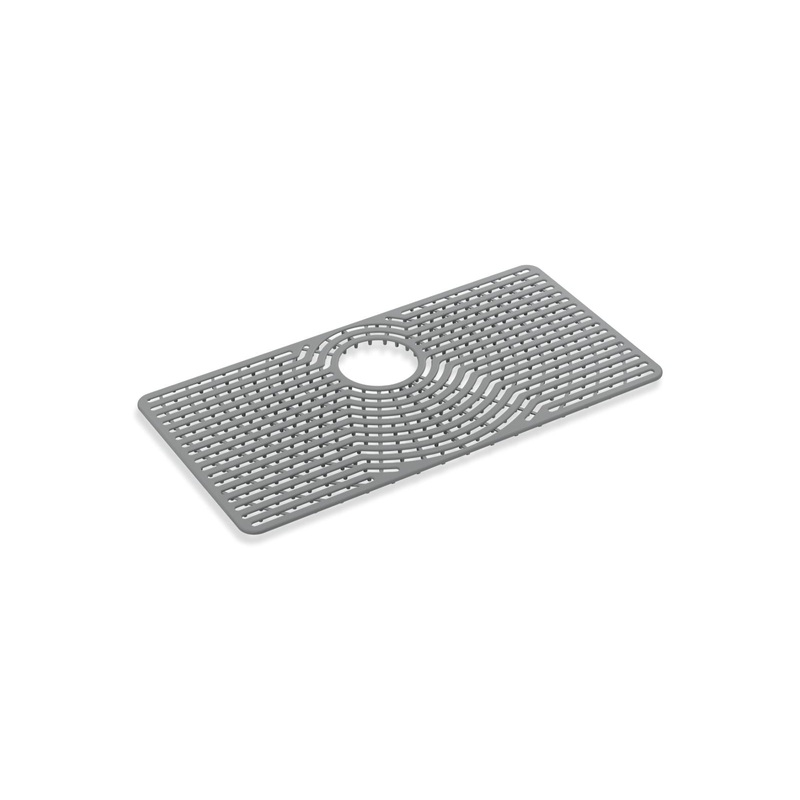 KOHLER K-28904-ASH AshGrey Silicone sink mat