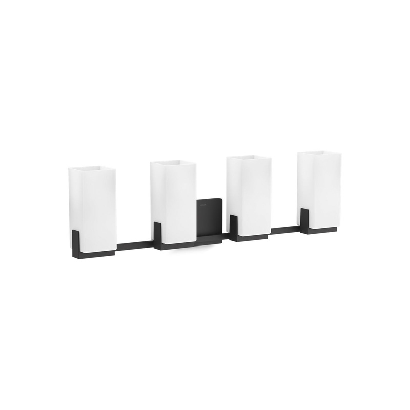 KOHLER K-28973-SC04-BLL Honesty Four-Light Sconce In Matte Black
