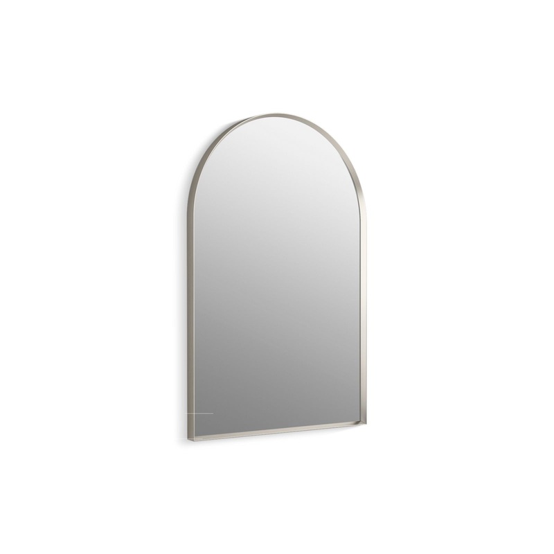 KOHLER K-30637-BNL Essential 24" X 36" Arch Framed Mirror In Brushed Nickel