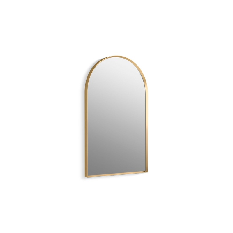 KOHLER K-30638-BGL Essential 20" X 32" Arch Framed Mirror In Moderne Brushed Gold