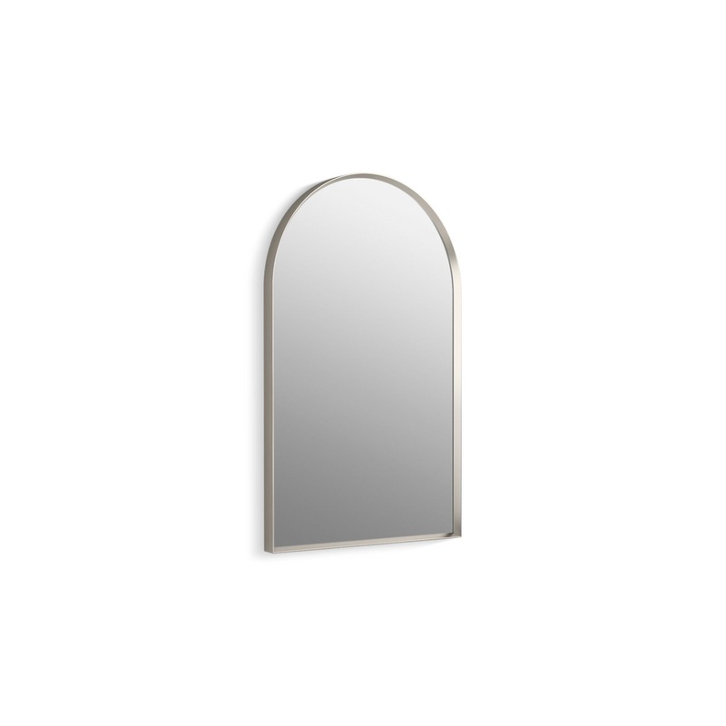 KOHLER K-30638-BNL Essential 20" X 32" Arch Framed Mirror In Brushed Nickel