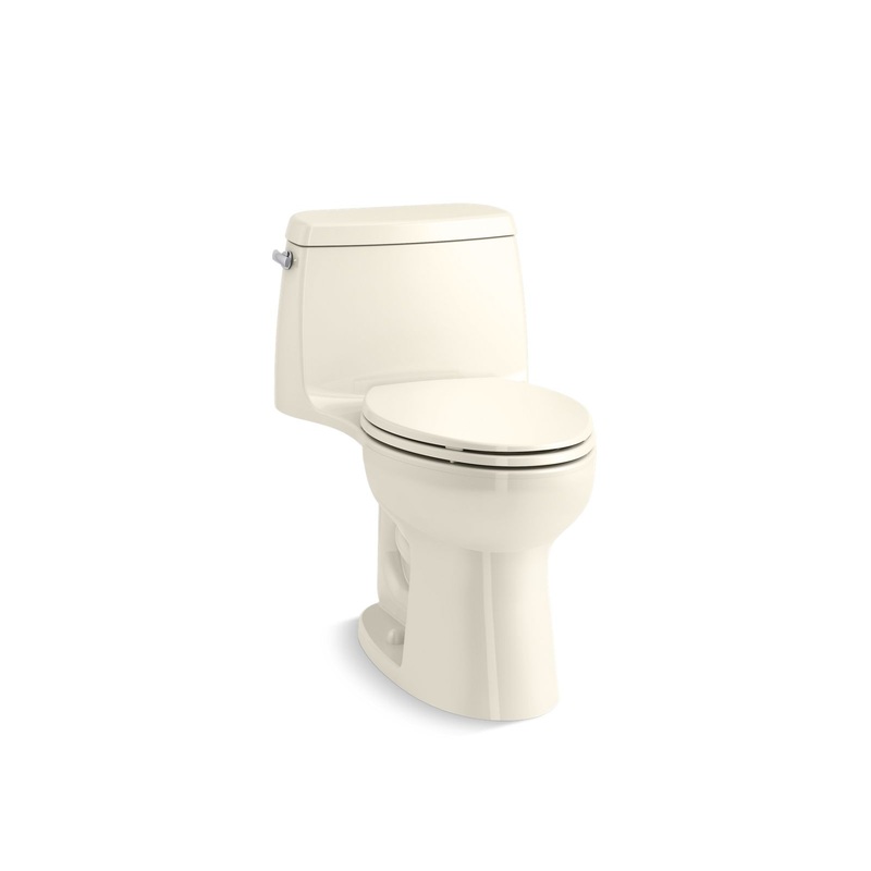 KOHLER K-30811-96 Santa Rosa One-Piece Compact Elongated 1.6 Gpf Toilet With Revolution 360 Swirl Flushing Technology In Biscuit