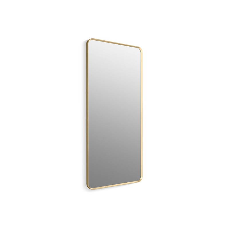 KOHLER K-31366-BGL Essential 28" X 60" Rectangular Mirror In Moderne Brushed Gold