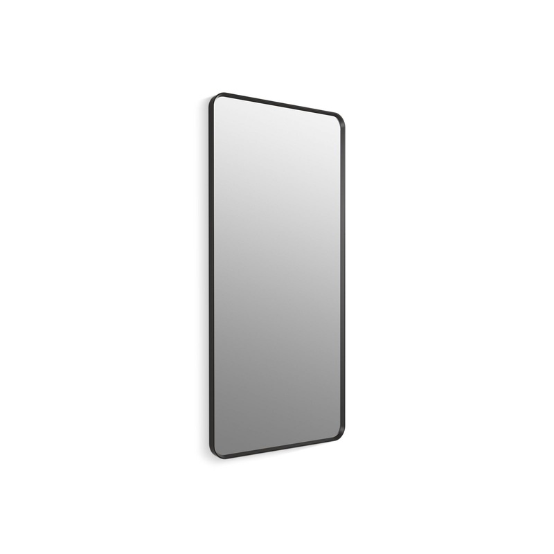 KOHLER K-31366-BLL Essential 28" X 60" Rectangular Mirror In Matte Black