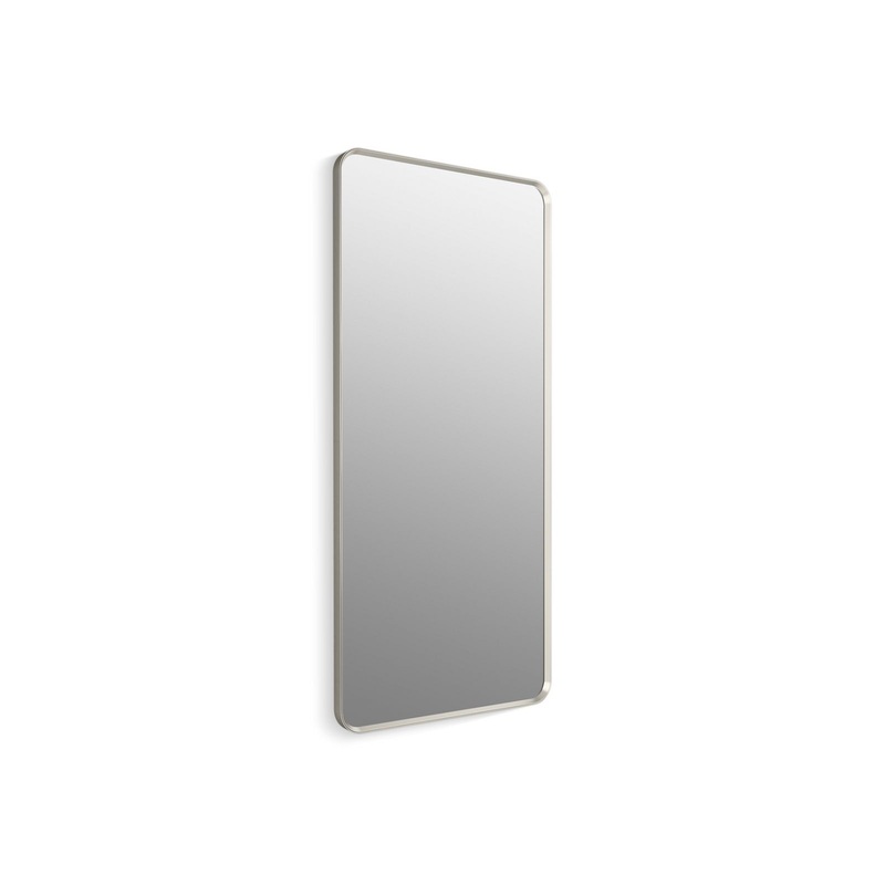 KOHLER K-31366-BNL Essential 28" X 60" Rectangular Mirror In Brushed Nickel