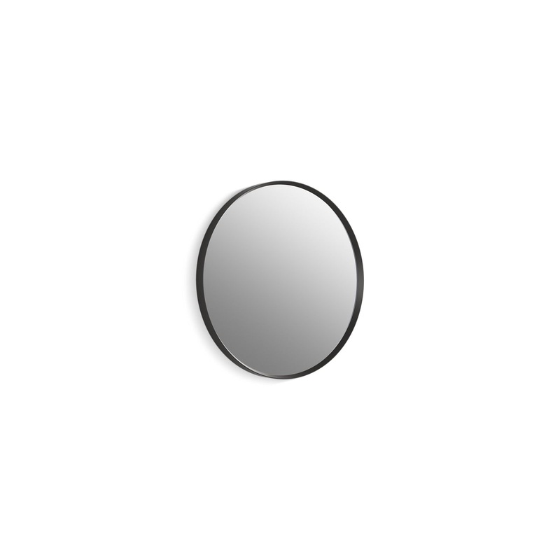 KOHLER K-31367-BLL Essential 22" Round Mirror In Matte Black