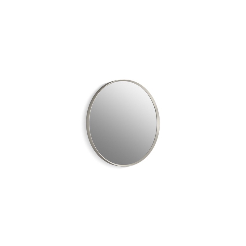 KOHLER K-31367-BNL Essential 22" Round Mirror In Brushed Nickel