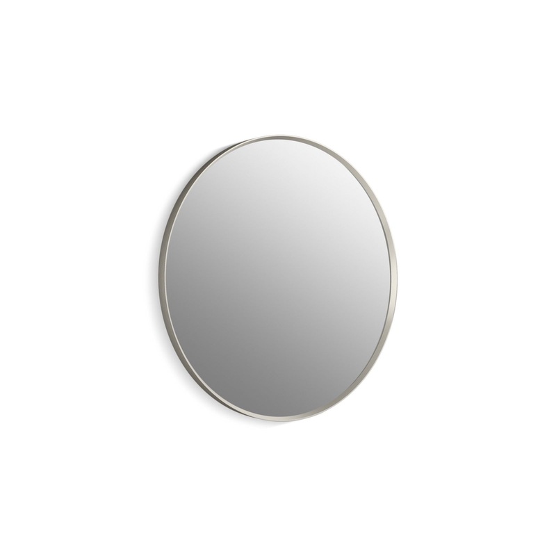 KOHLER K-31368-BNL Essential 32" Round Mirror In Brushed Nickel