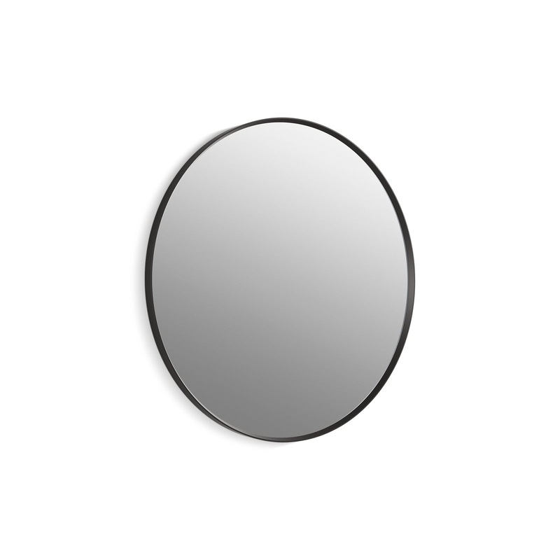 KOHLER K-31369-BLL Essential 36" Round Mirror In Matte Black