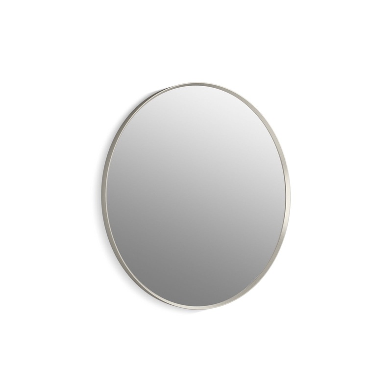 KOHLER K-31369-BNL Essential 36" Round Mirror In Brushed Nickel