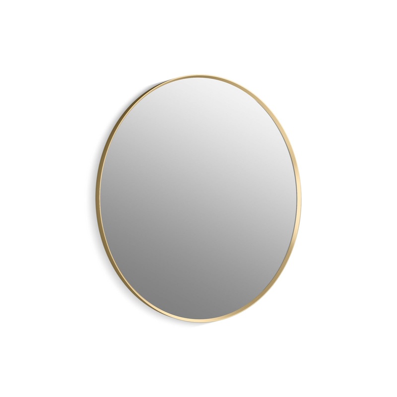 KOHLER K-31370-BGL Essential 42" Round Mirror In Moderne Brushed Gold