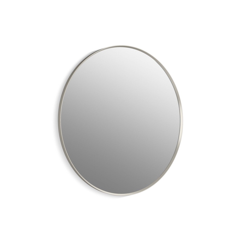 KOHLER K-31370-BNL Essential 42" Round Mirror In Brushed Nickel