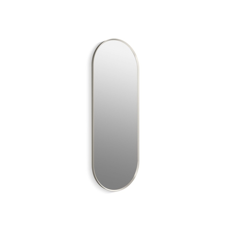 KOHLER K-31373-BNL Essential 22" X 60" Capsule Decorative Mirror In Brushed Nickel