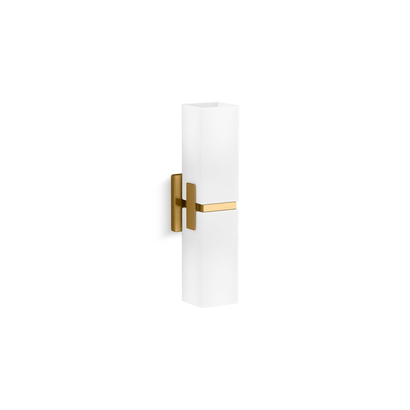 KOHLER K-31493-SC02-2GL Honesty Two-Light Sconce In Brushed Moderne Brass