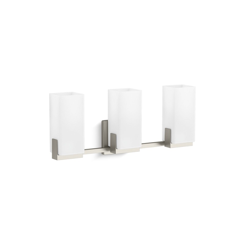 KOHLER K-31494-SC03-BNL Honesty Three-Light Sconce In Brushed Nickel