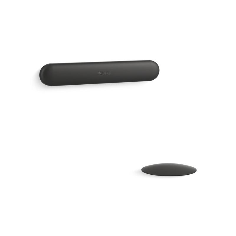 KOHLER K-31799-BL Perfectfill Slotted Overflow Bath Drain Trim Kit In Matte Black